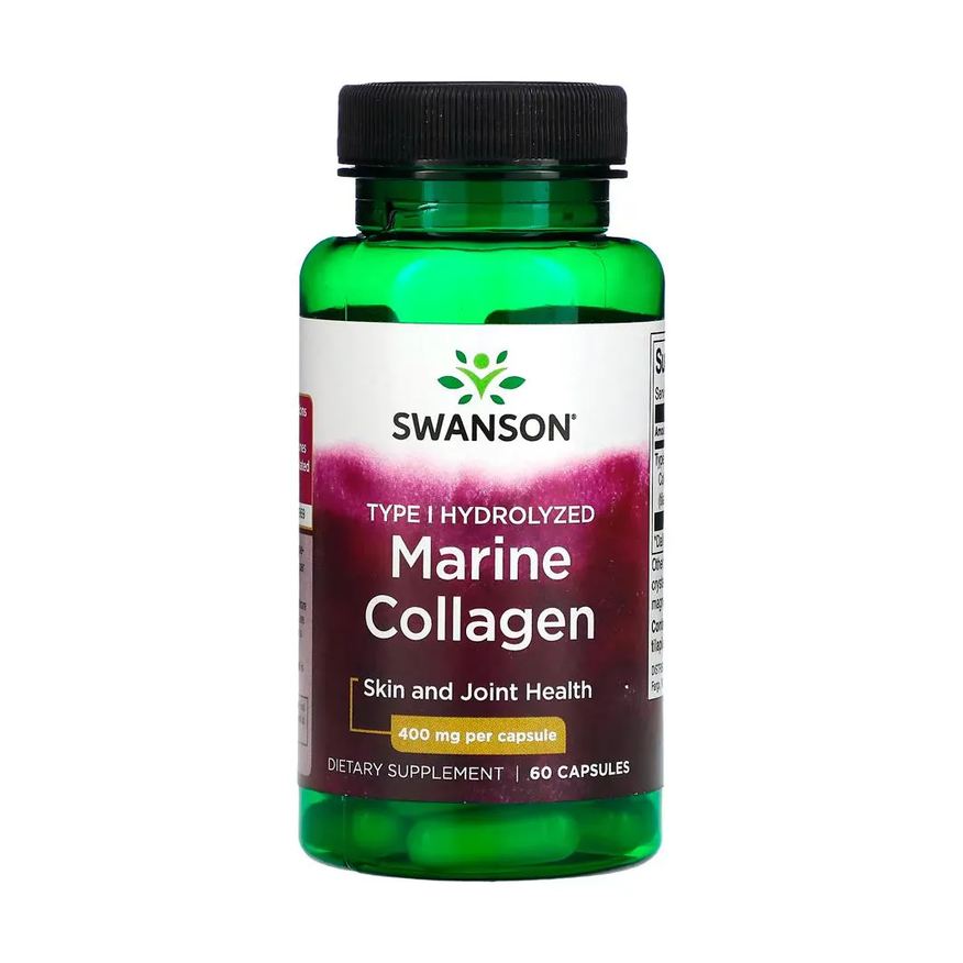 Swanson Colágeno Peixe Hidrolisado 60 Cápsulas Importado