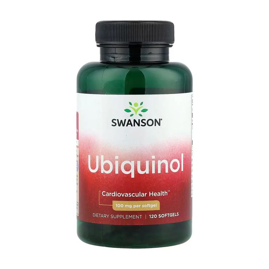 Swanson Ubiquinol 100mg 120 Softgels Importado