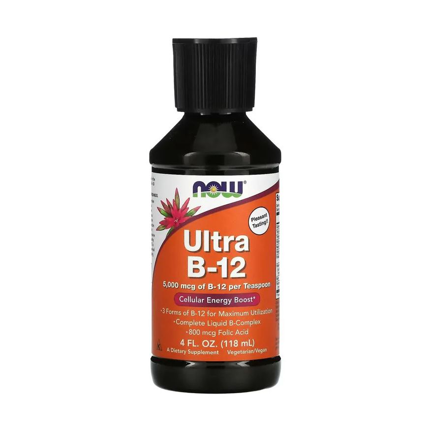 Now Foods Ultra B-12 Vitamina Complexo B 118ml Importado