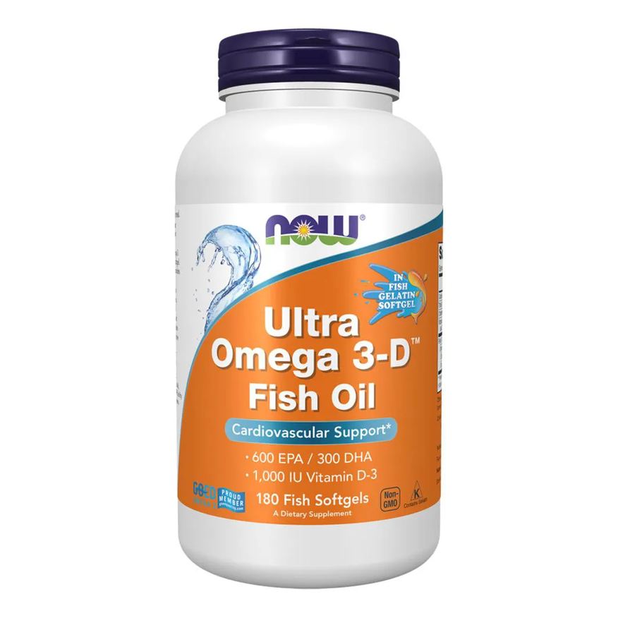 Now Foods Ultra Omega 3D 600Epa/300Dha 180Soft Importado