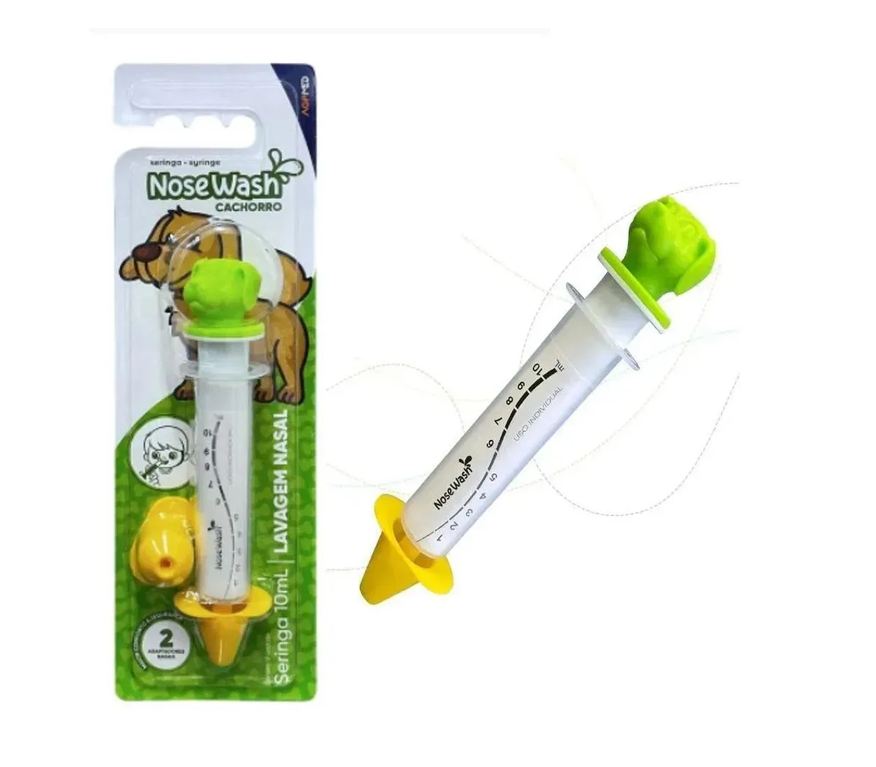 Nosewash Seringa para Lavagem Nasal Cachorro