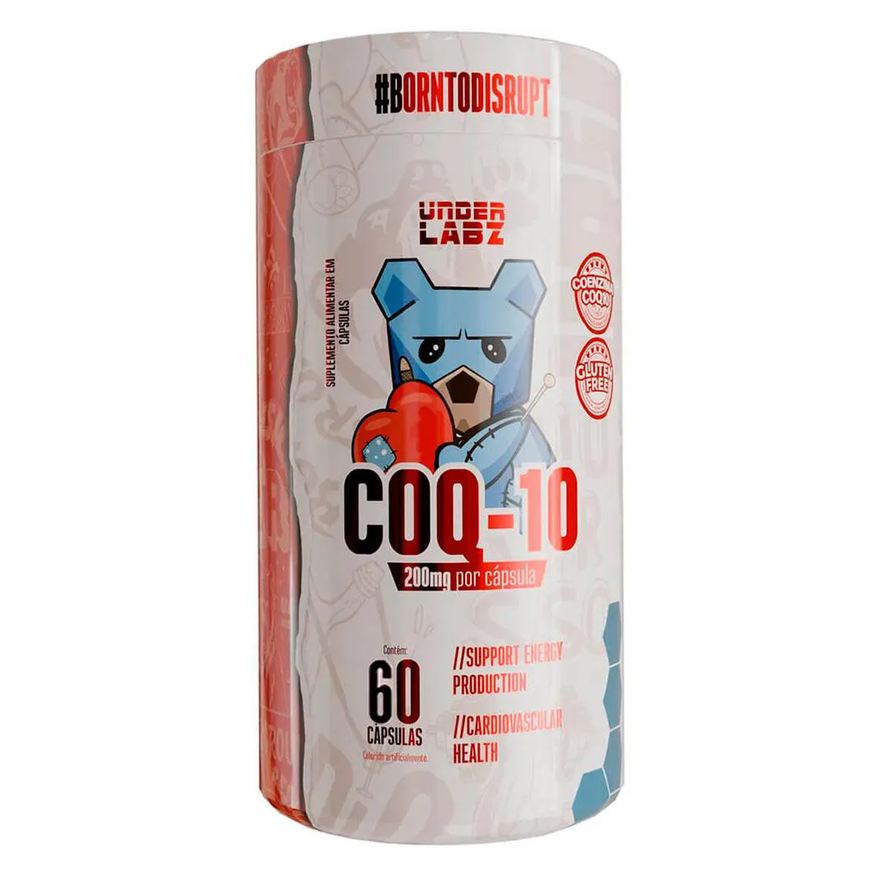 Under Labz Coenzima Q10 200mg Ultra Concentrado (60 Cápsulas)