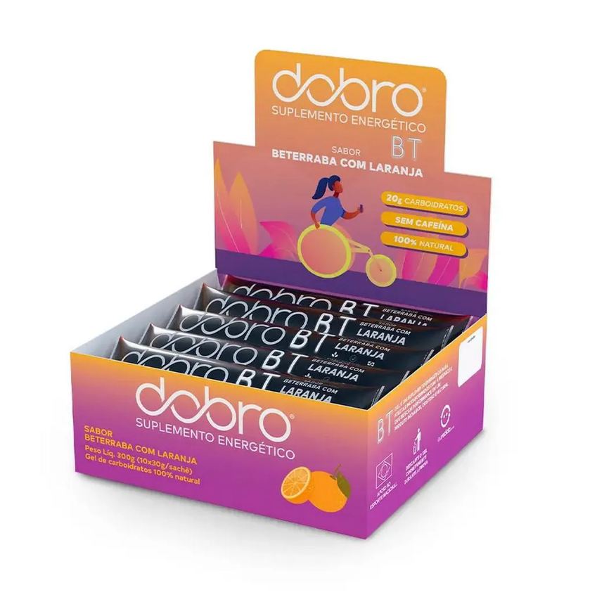 DOBRO BT GEL LARANJA 30g (10 SACHêS)