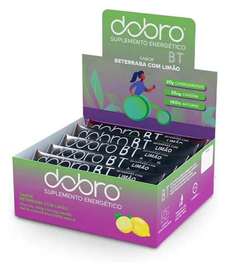 DOBRO BT GEL LIMAO COM CAFEINA 30g ( 10 SACHêS )