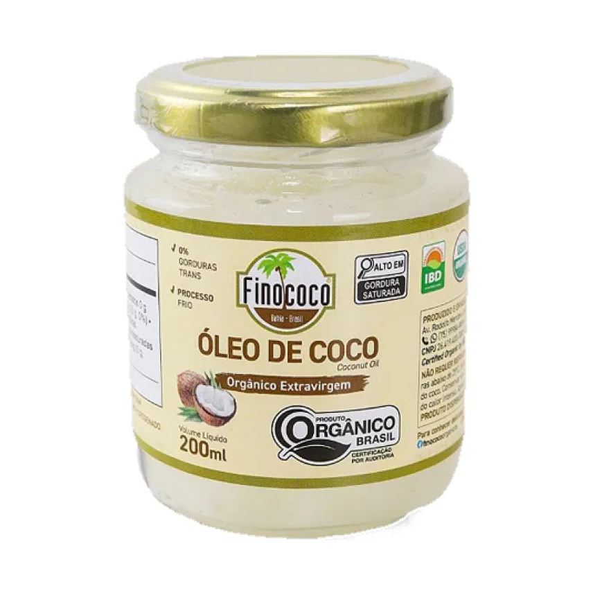 Finococo Óleo de Coco Extra Virgem Orgânico 200ml