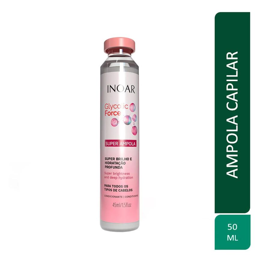 Inoar Ampola Reparadora Glycolic Force 45ml