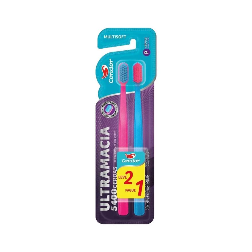 Condor Escova Dental Multisoft Ultramacia Leve 2 Pague 1