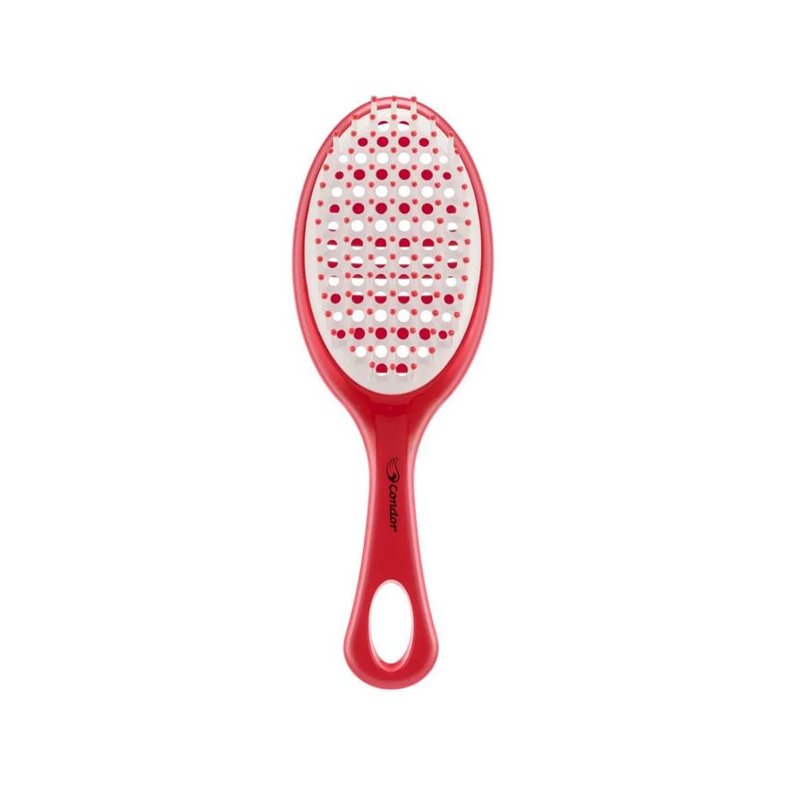 Condor Escova para Cabelo Bellê! Oval Vermelha