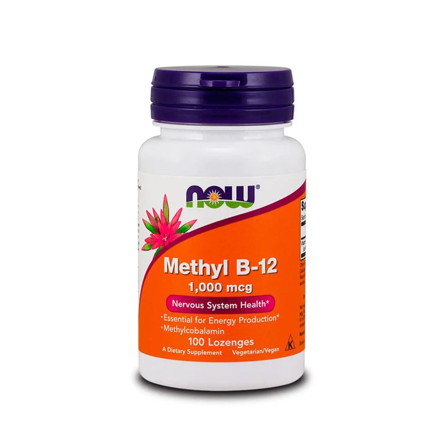 Now Foods Methyl B12 1000MCG 100 Pastilhas