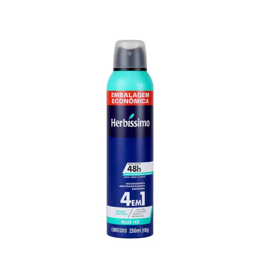 HERBíSSIMO DESODORANTE AEROSOL ANTITRANSPIRANTE BLUE ICE 250ml