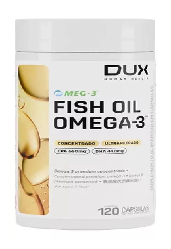 DUX HUMAN HEALTH FISH OIL CONCENTRADO 120 CáPSULAS