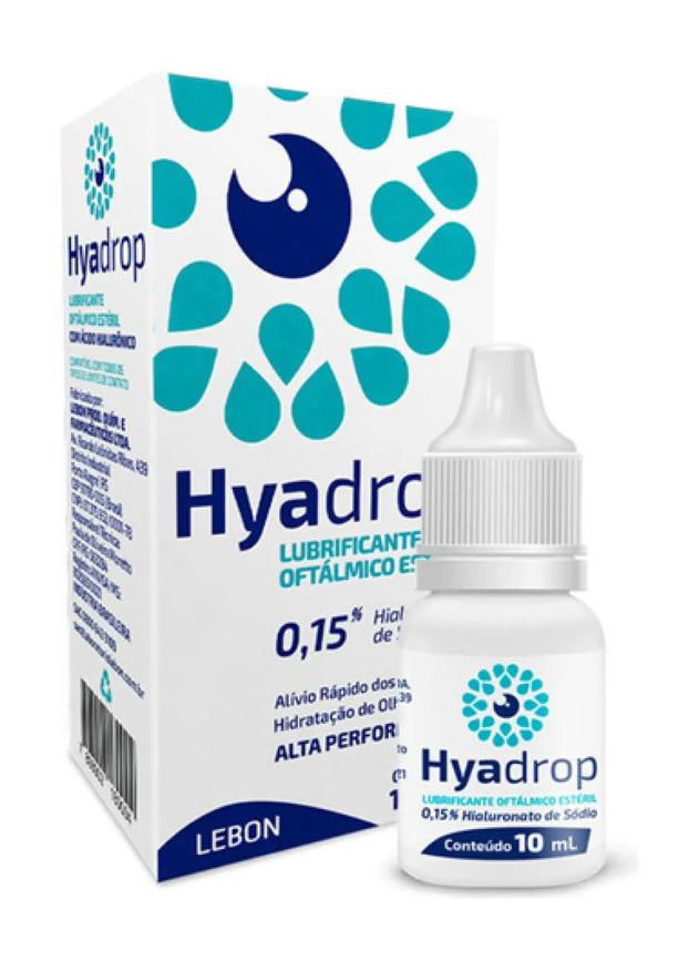 Lebon Lubrificante Oftálmçico Estéril Hyadrop 10ml
