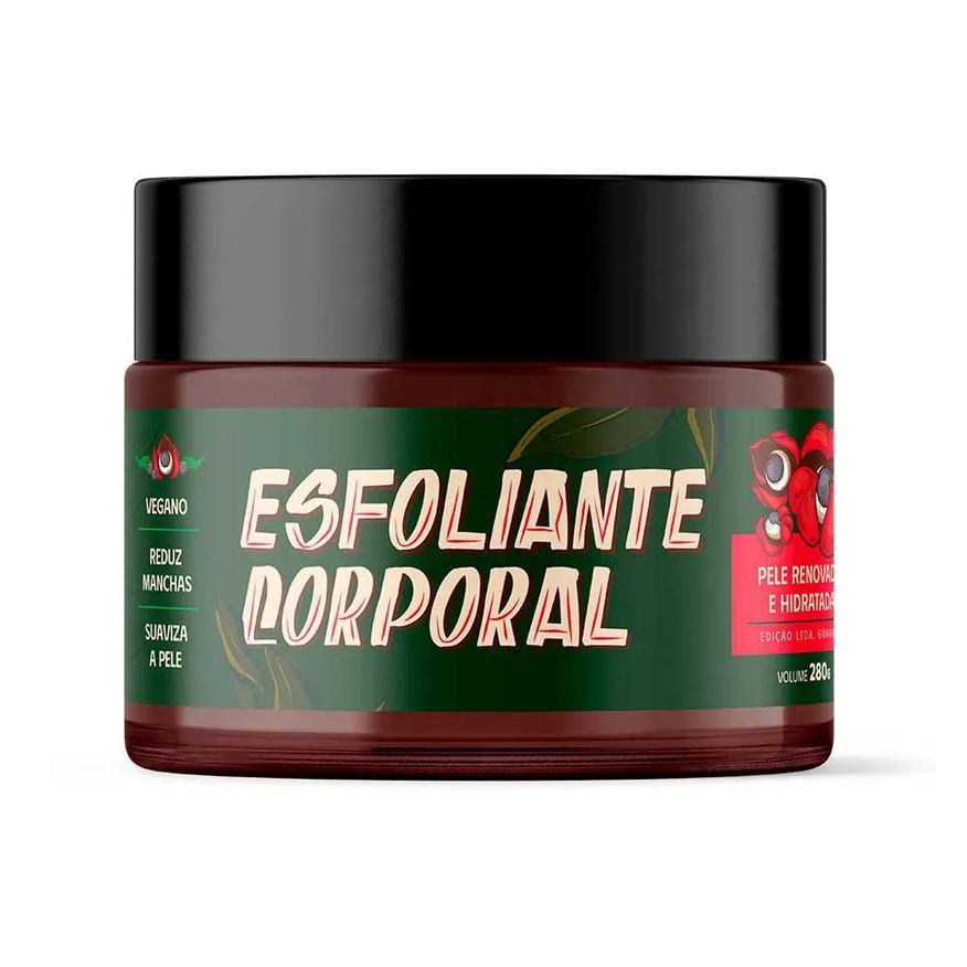 Don Alcides Scrub Esfoliante Corporal Guaraná Antárctica Antioxidante 280g