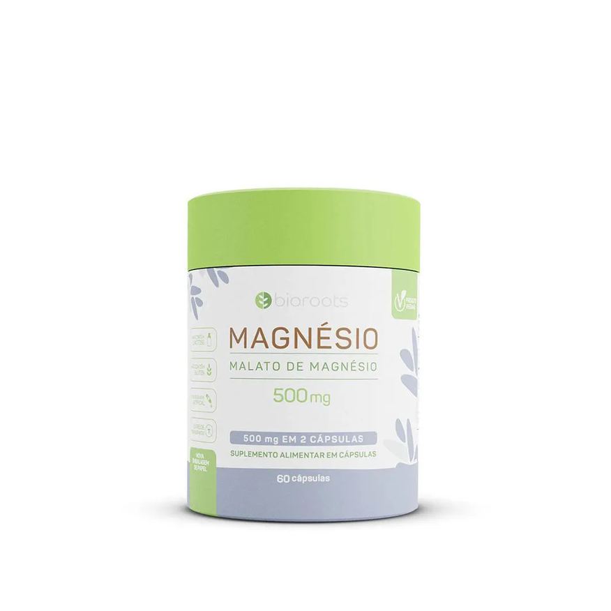 Bioroots Magnésio Malato Vegan 60CAPS