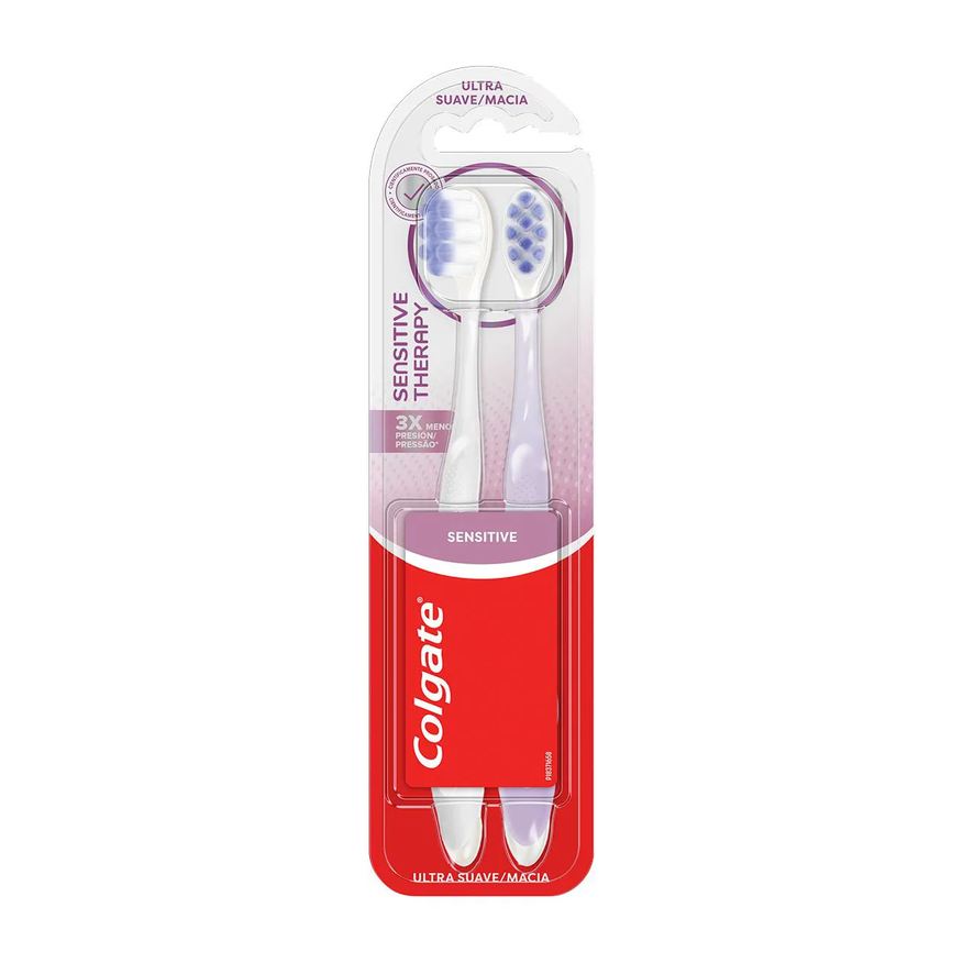 Colgate Escova de Dente Sensitive Therapy Ultra Macia 2 unidades