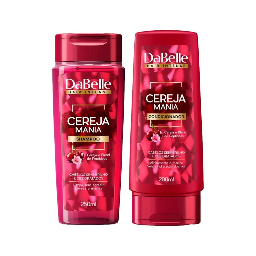 DaBelle Kit Cereja Mania Shampoo 250ml + Condicionador 200ml
