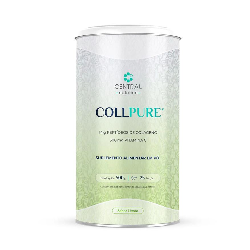 Central Nutrition Collpure® - 500g - Sabor Limão