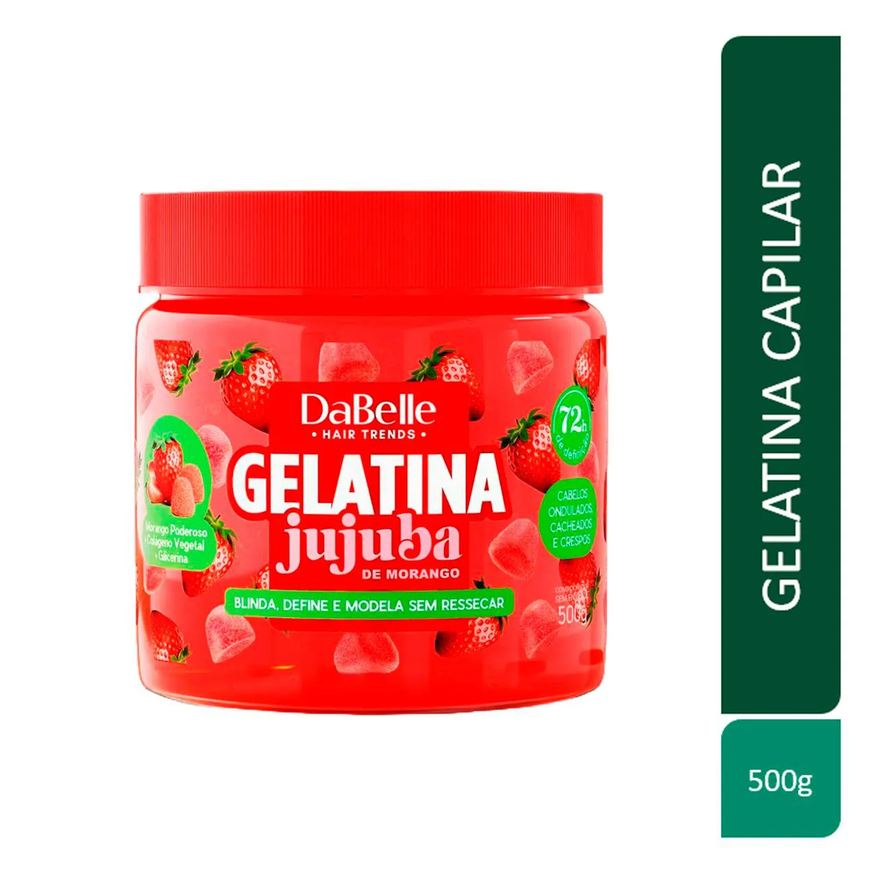 DaBelle Gelatina Capilar Jujuba de Morango 500g