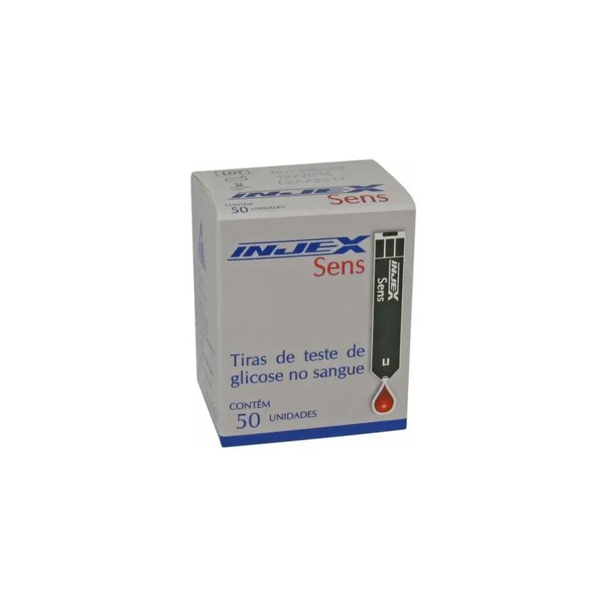 Injex Tira Para Controle De Glicemia Glicose Cx 50un Sens Ii