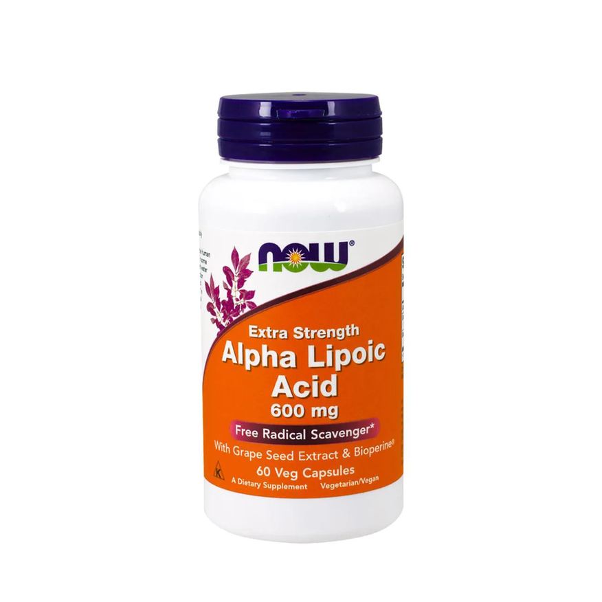 Now Foods Alpha Lipoic Acid 600mg (60 Vcaps)