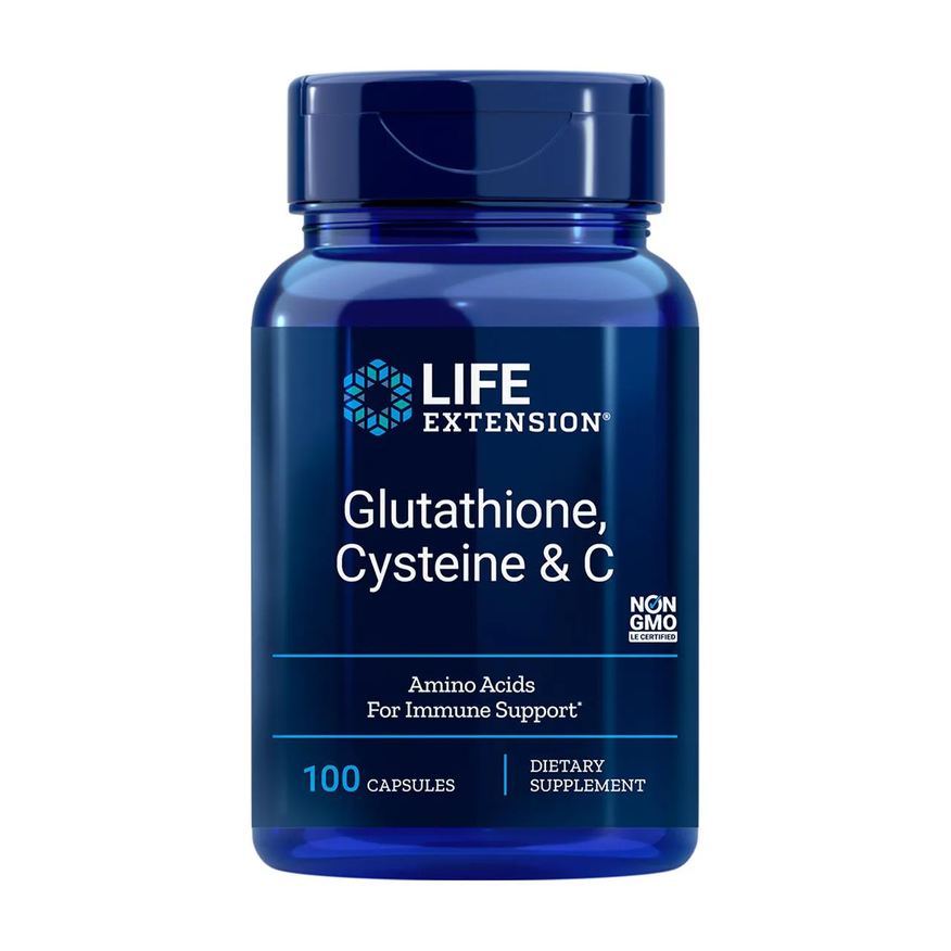 Life Extension L-glutathione Cysteine E Vitamin C (100 Cápsulas)