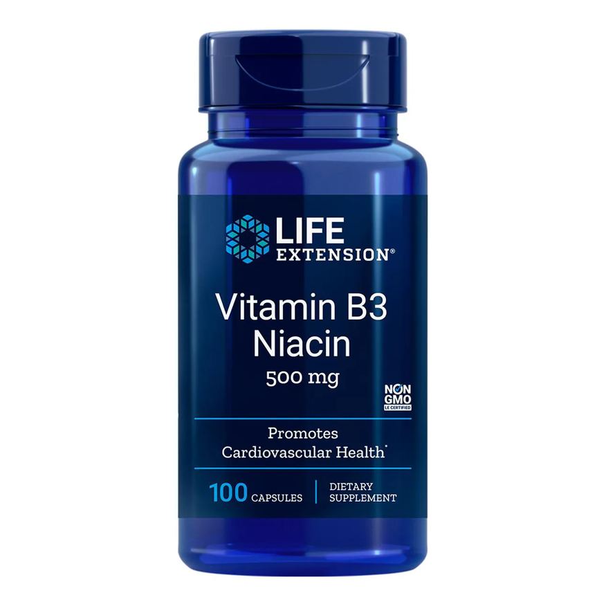 Life Extension Vitamina B3 Niacina 500mg 100caps