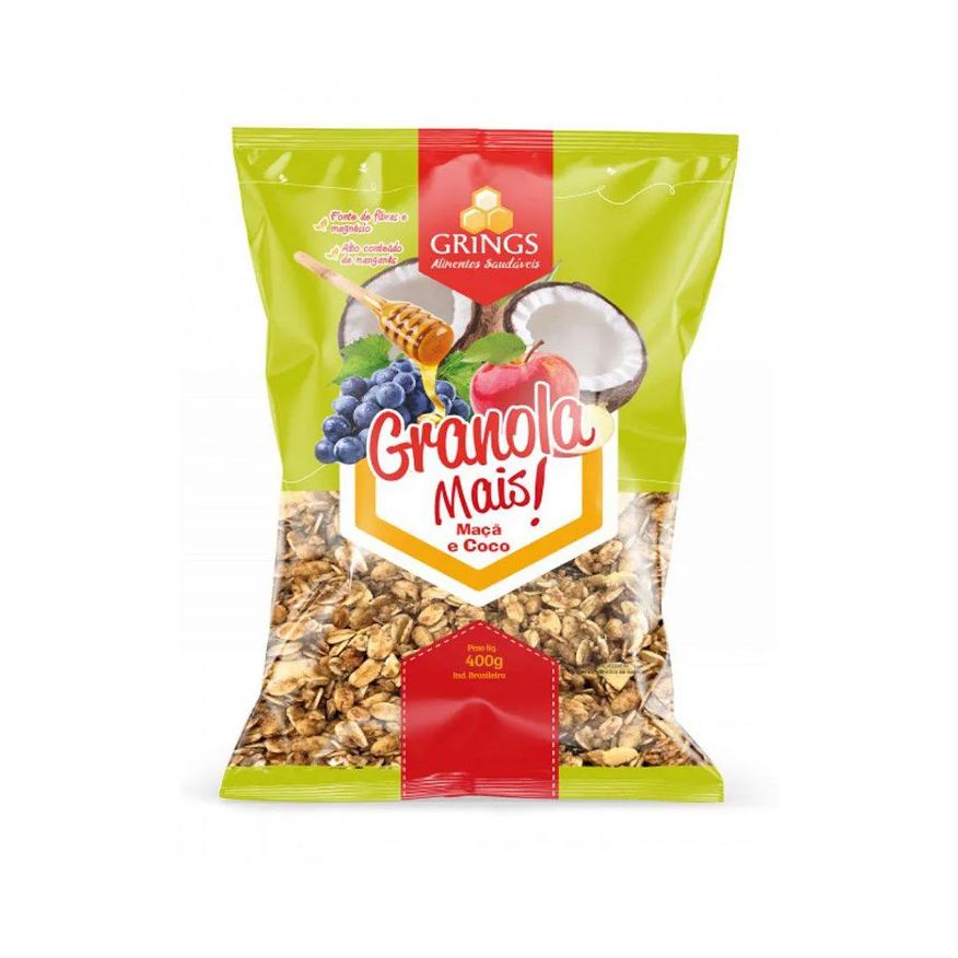 Grings Granola Mais Maca E Coco 400g