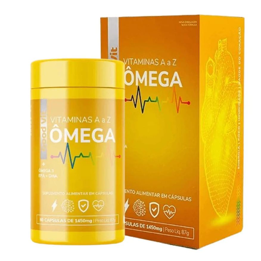 Good Vit Ômega 3 1450mg Epa + Dha Alta Concentração 60 Cápsulas