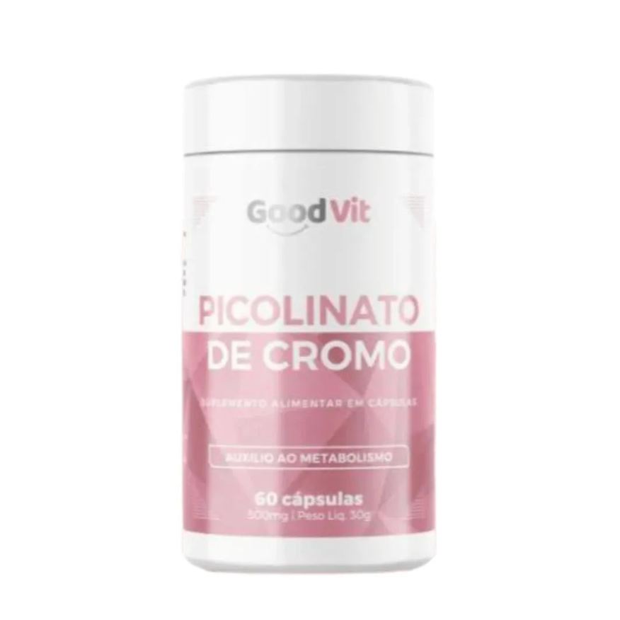 Good Vit Picolinato de Cromo 500mg C/60 cápsulas - Controle da Glicose