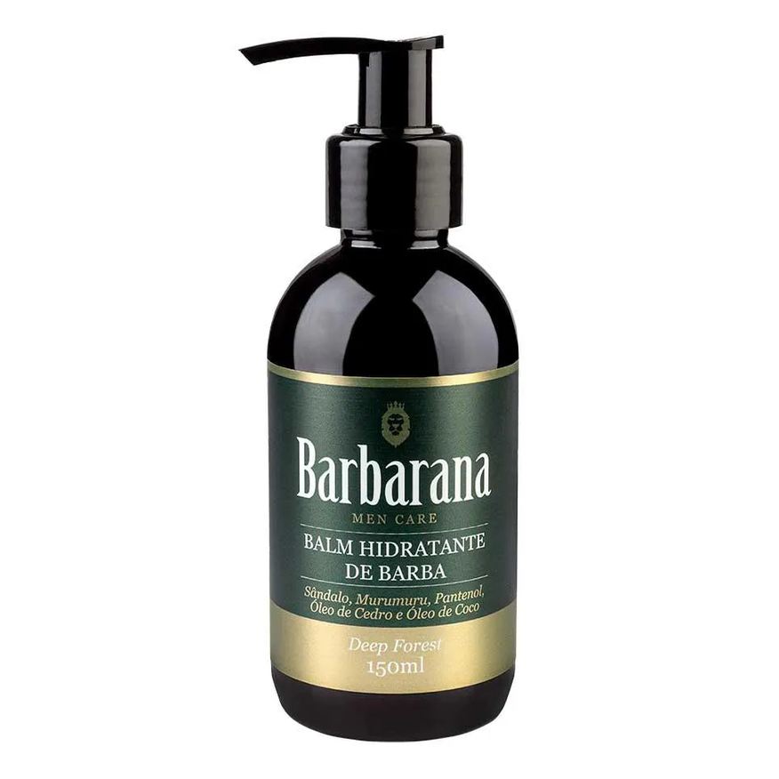 Barbarana Balm Hidratante De Barba Deep Forest Oriental Amadeirado 150ml