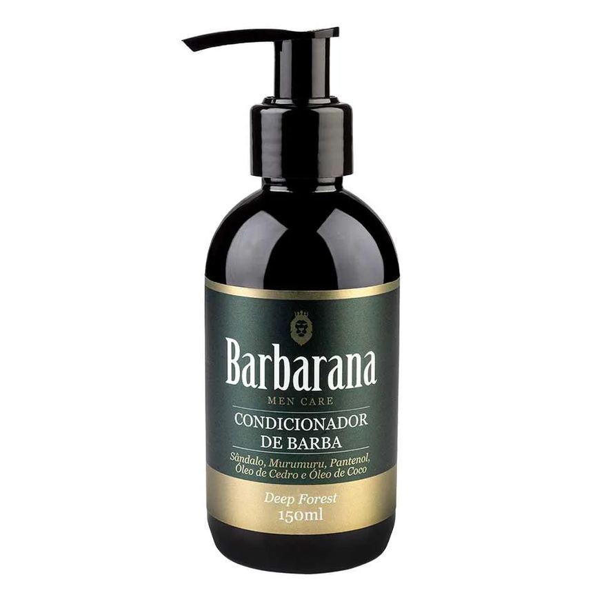 Barbarana Condicionador De Barba Deep Forest Oriental Amadeirado 150ml