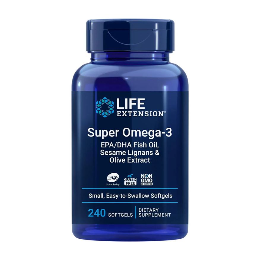 Life Extension Super Ômega 3 240 Softgels