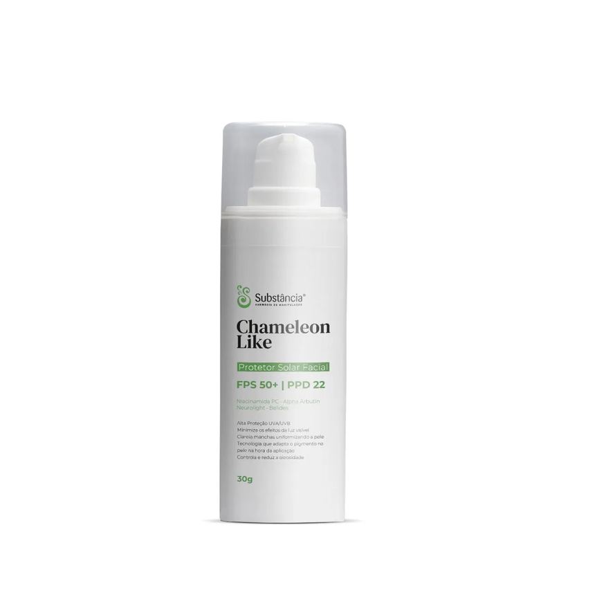 Substância Protetor Solar Facial Chameleon Like Fps 50 + Ppd 22 - 30g
