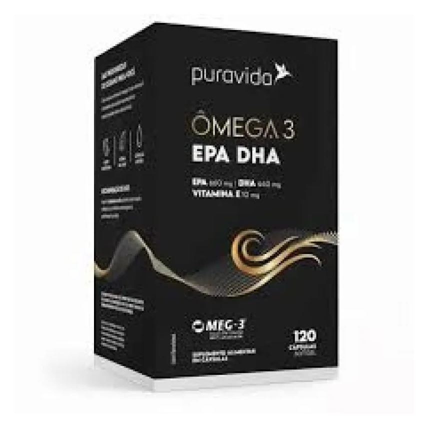 Puravida Omega 3 Epa Dha (60 Cápsulas) - Padrão: Único