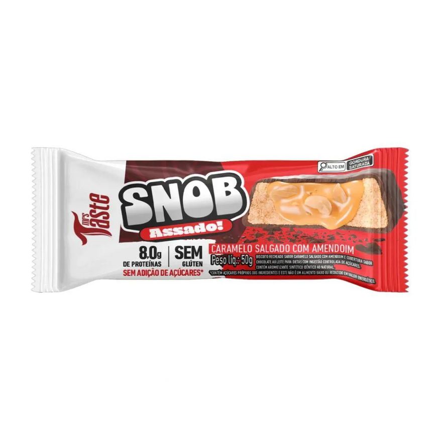 Mrs Taste Taste Cookie Bar -Caramelo Salgado C/ Amendoim(50g)