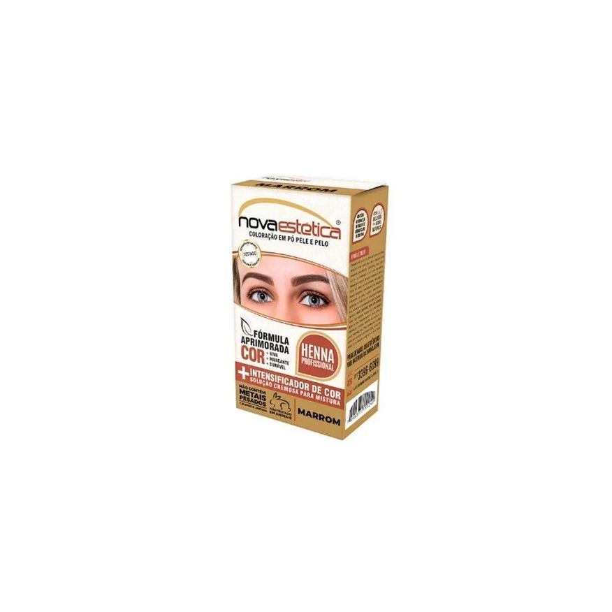 Nova Era Henna Sobrancelha Nova Estética Marrom