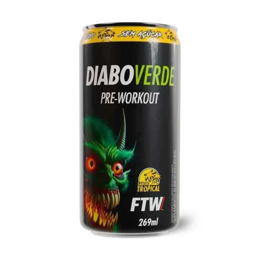 Ftw Sports Nutrition Diabo Verde Pré-workout (269ml) - Sabor: Tropical