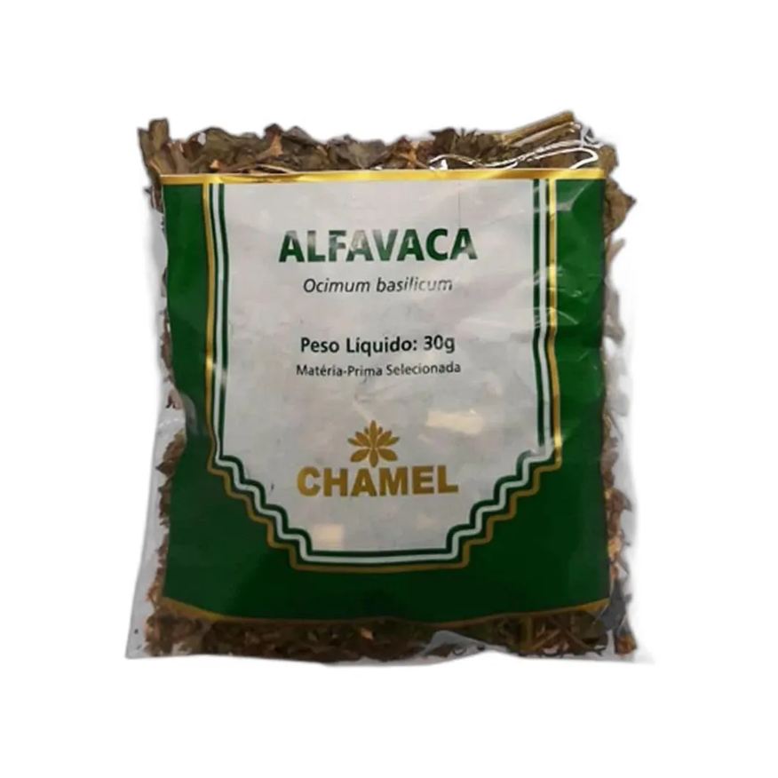 Chamel Chá Pacote Alfavaca Mista 30g