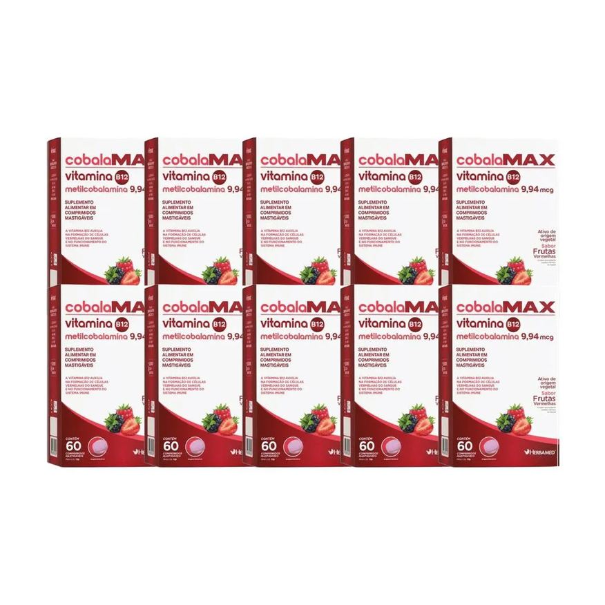 Herbamed Kit 10X Vitamina B12 Metilcobalamina 60 Cpr