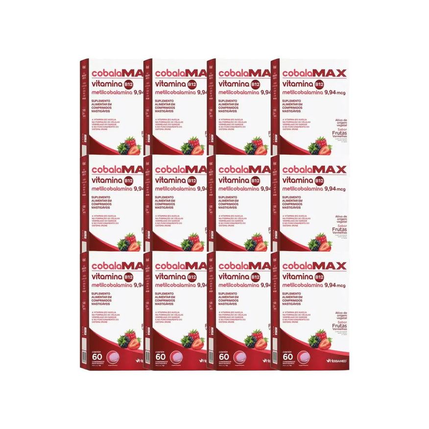 Herbamed Kit 12X Vitamina B12 Metilcobalamina 60 Cpr