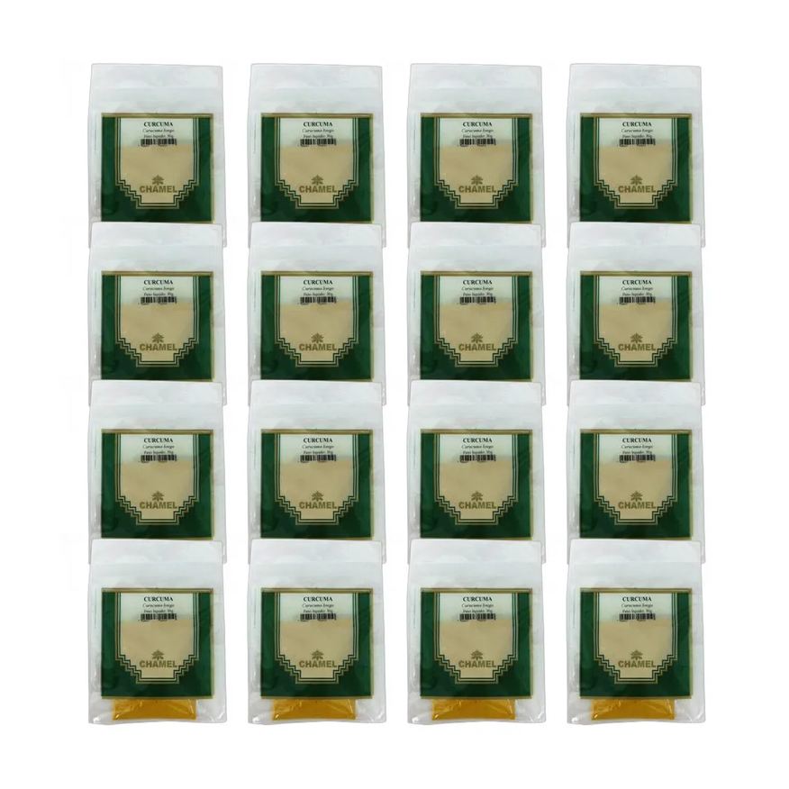 Chamel Kit 16X Pacote De Curcuma 30g
