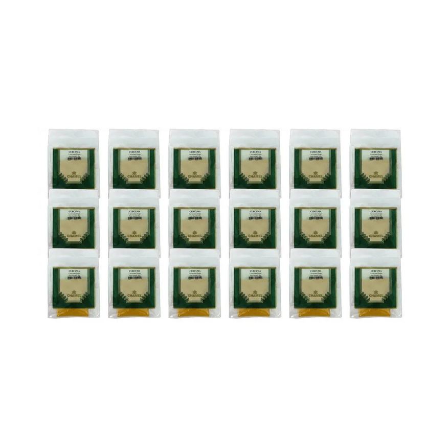 Chamel Kit 18X Pacote De Curcuma 30g