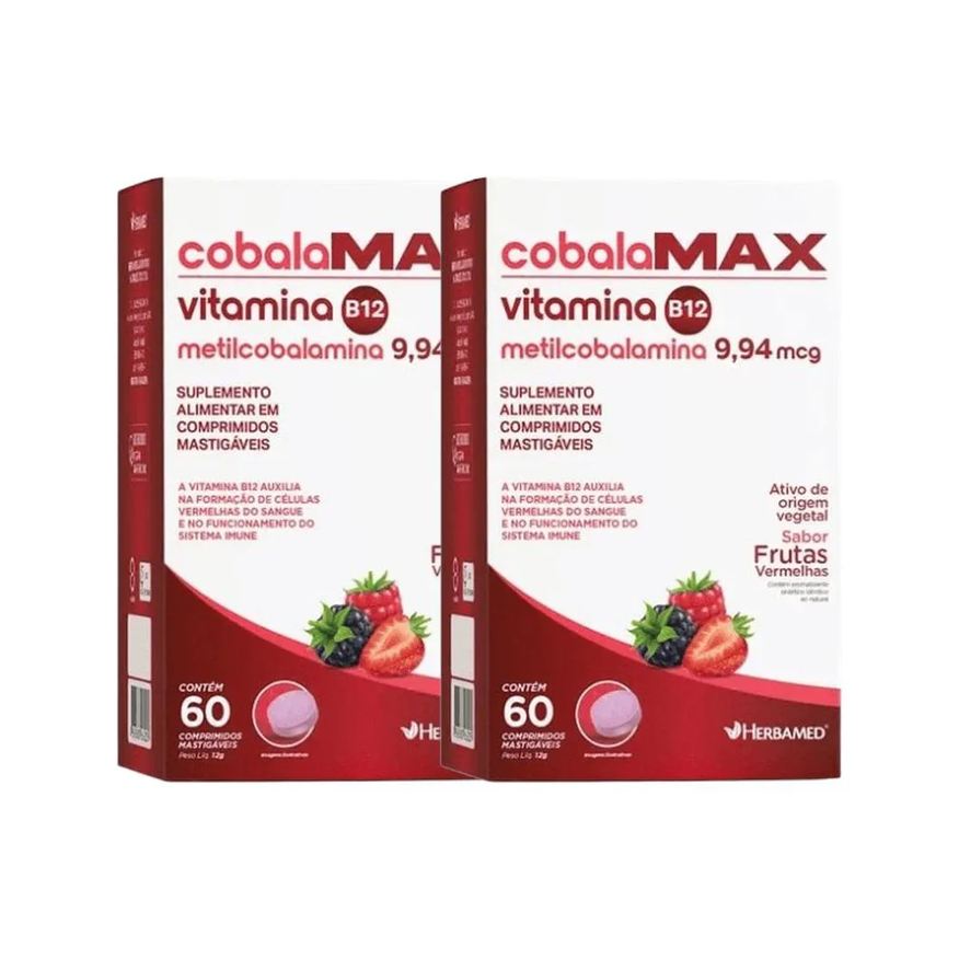 Herbamed Kit 2X Vitamina B12 Metilcobalamina 60 Cpr