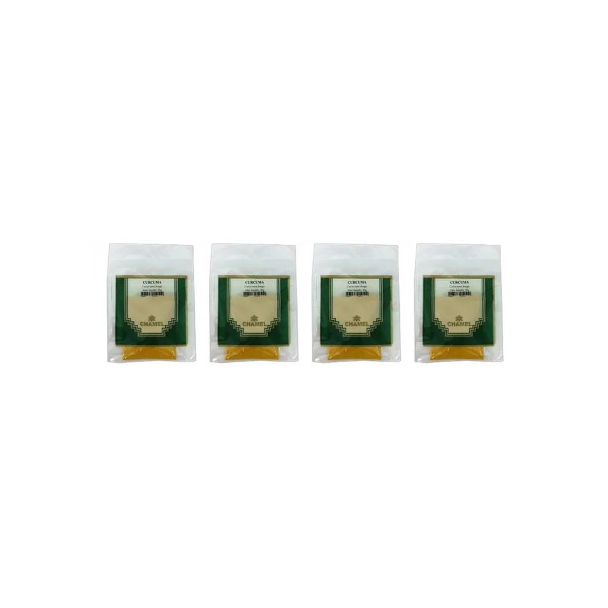 Chamel Kit 4X Pacote De Curcuma 30g
