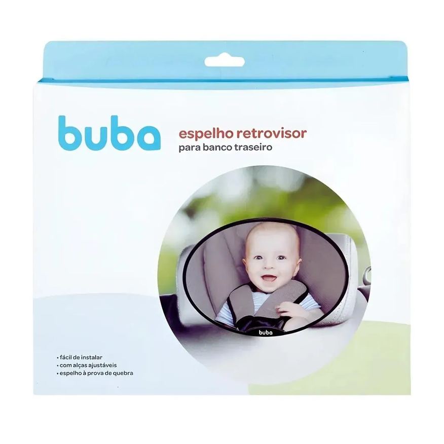 Buba Espelho Retrovisor Para Banco Traseiro Oval