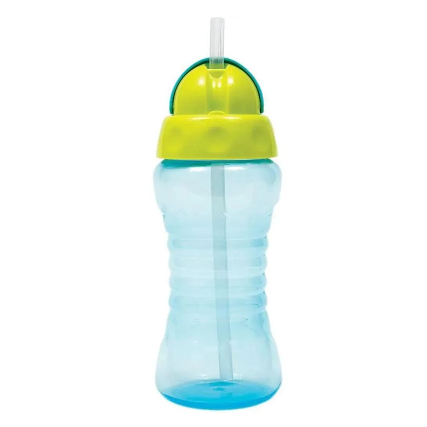 Buba Garrafinha Com Canudo Fresh 300ml Azul
