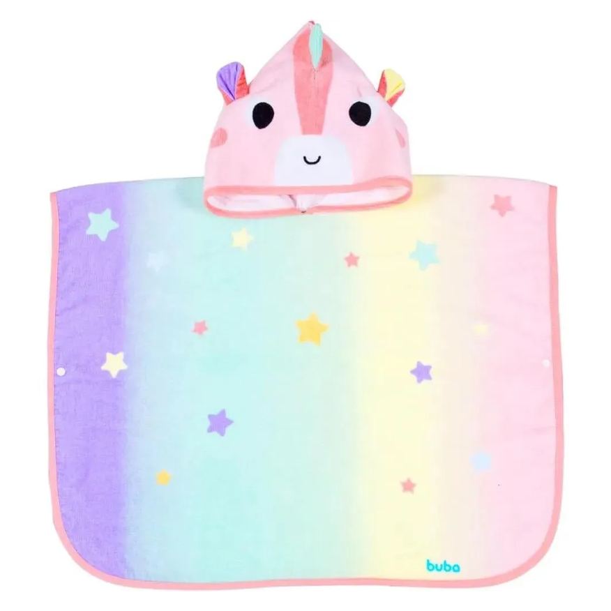 Buba Toalha Poncho Unicórnio