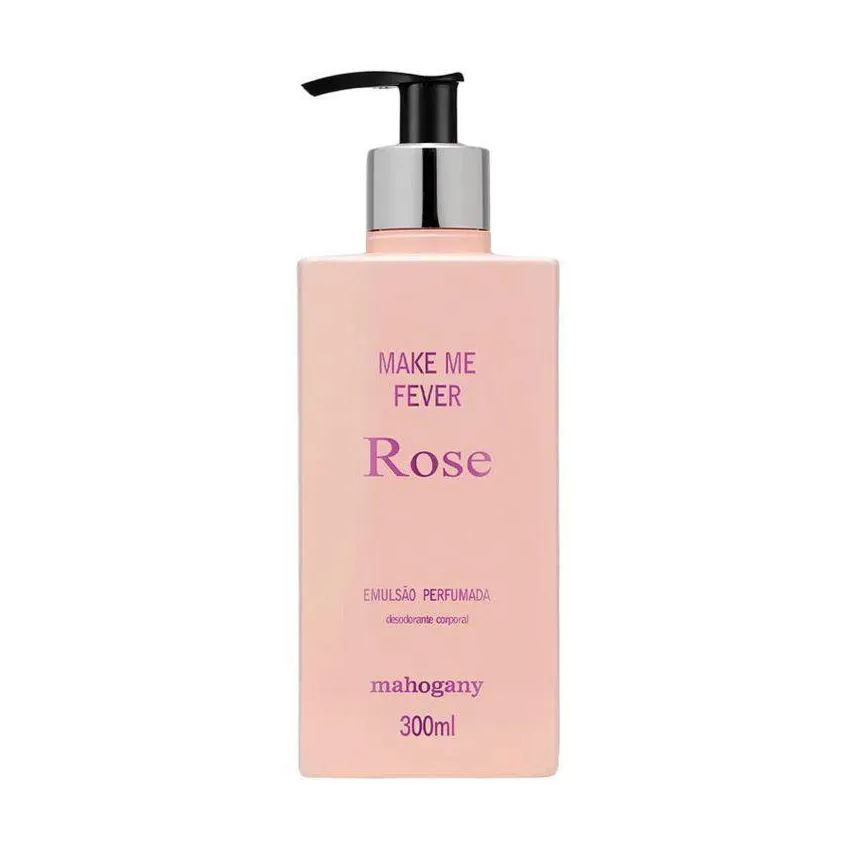 Mahogany Hidratante Corporal Make Me Fever Rose 300ml