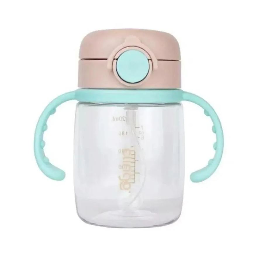 Clingo Copo Tritan Bits Canudo 220ml +6M Neutro