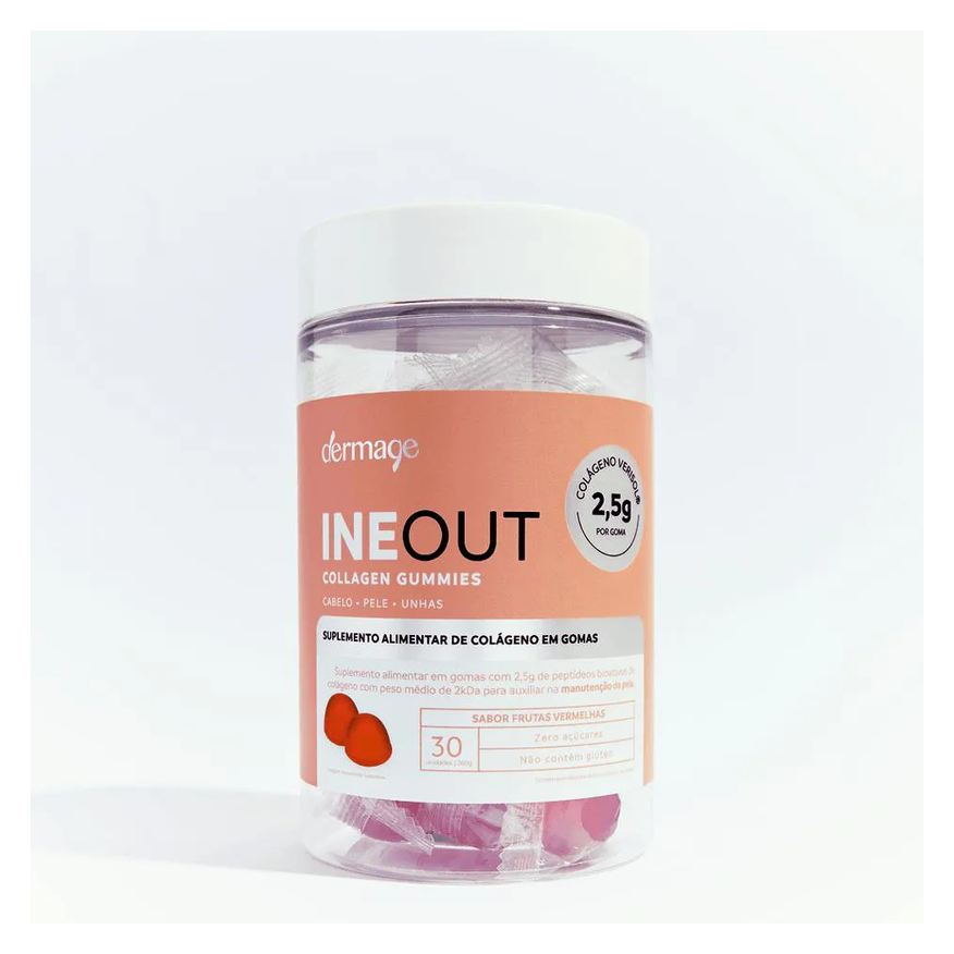 Dermage Ineout Suplemento De Colágeno 30 Gomas